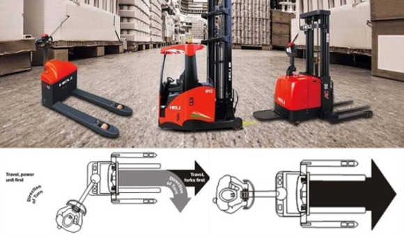 Thông tin về cấu tạo xe nâng điện đứng lái và lợi ích của mẫu xe này