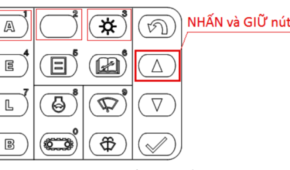 Quy trình để xác định mã lỗi xe nâng điện Komatsu