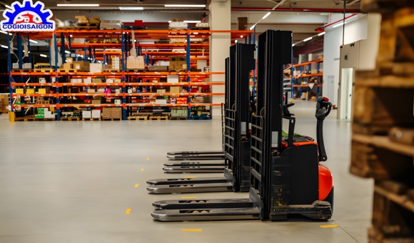 Quản Lý Kho Bãi Hiệu Quả Với Xe Nâng Bán Tự Động