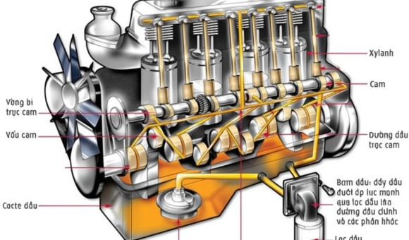 Vai Trò Cốt Lõi Của Cơ Cấu Trục Khuỷu Thanh Truyền Trong Động Cơ Xe Nâng